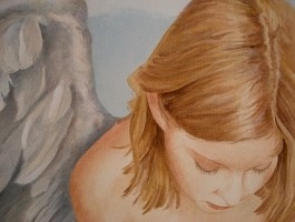 lien :Acrylique sur toile,portrait dtourn d'aprs photo